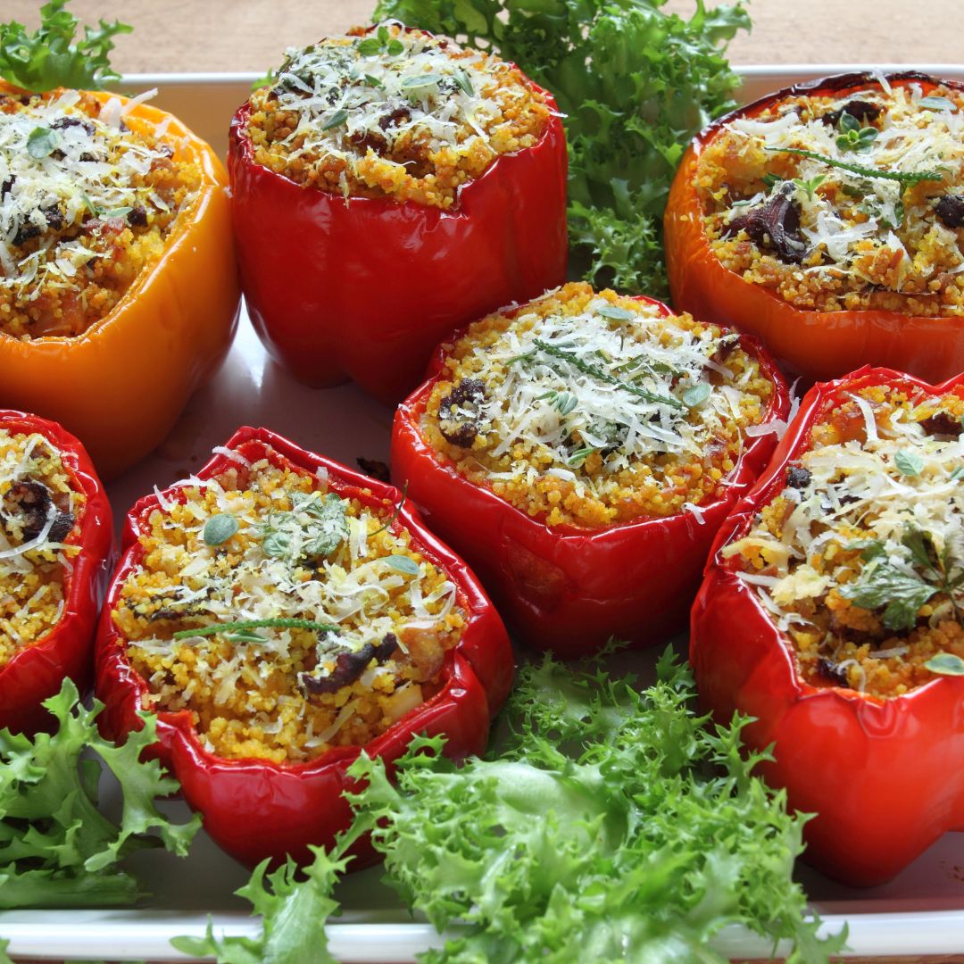 Couscous Stuffed Peppers