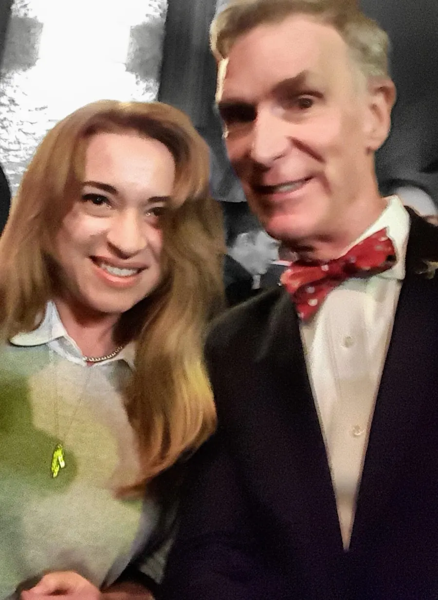 Liza Lake with Bill Nye