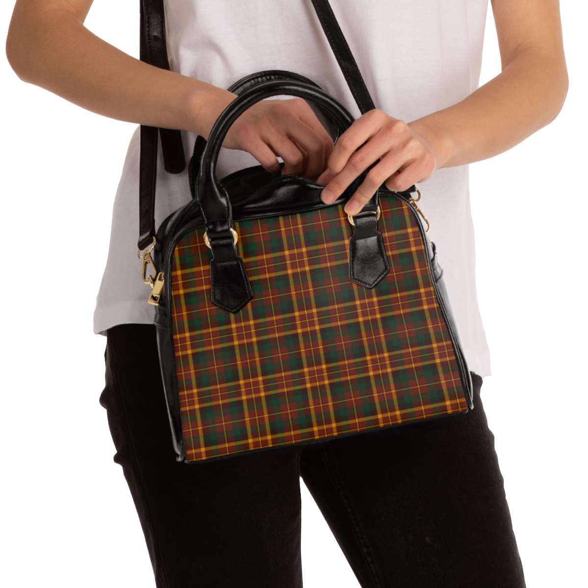Muineachán (Monaghan) Tartan Shoulder/Handbag